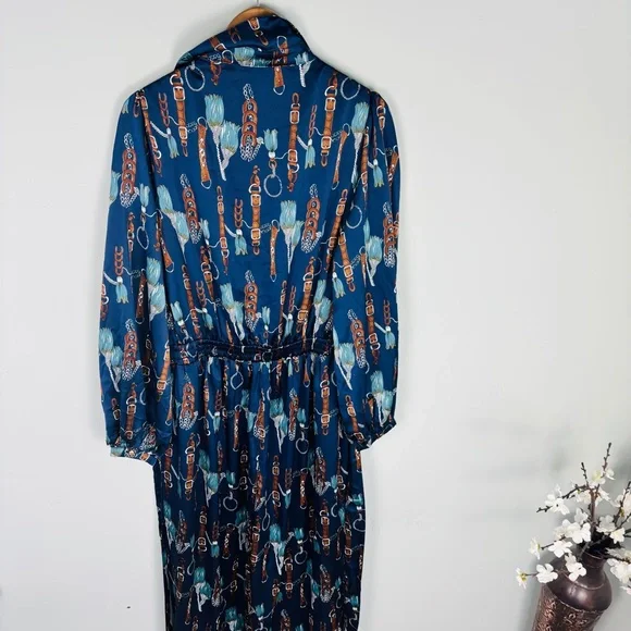 Fashion Nova Navy Printed Jumpsuit - Picture 8 of 9